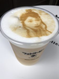 織ちゃんのラテアート