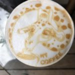キリンのラテアート